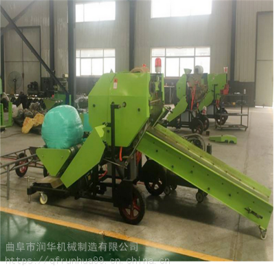 高效便捷的畜牧场稻草打包机 干湿两用储存草料打捆机助力畜牧机械升级